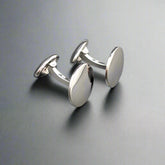 sterling silver polished cufflinks - doyle design dublin